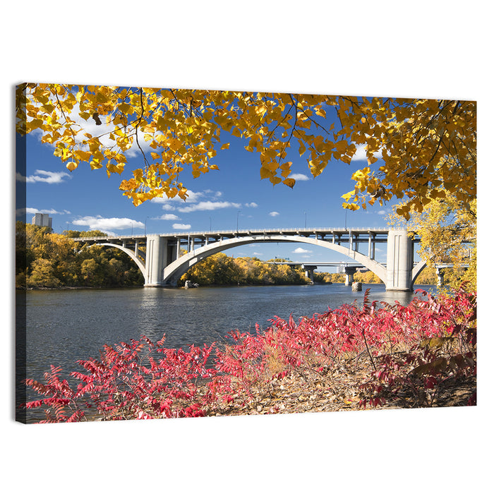 Ford Parkway Bridge, Minneapolis Wall Art as a canvas print