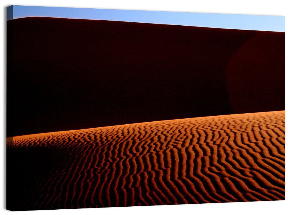 Golden Hour Sand Dunes Wall Art, canvas print, landscape