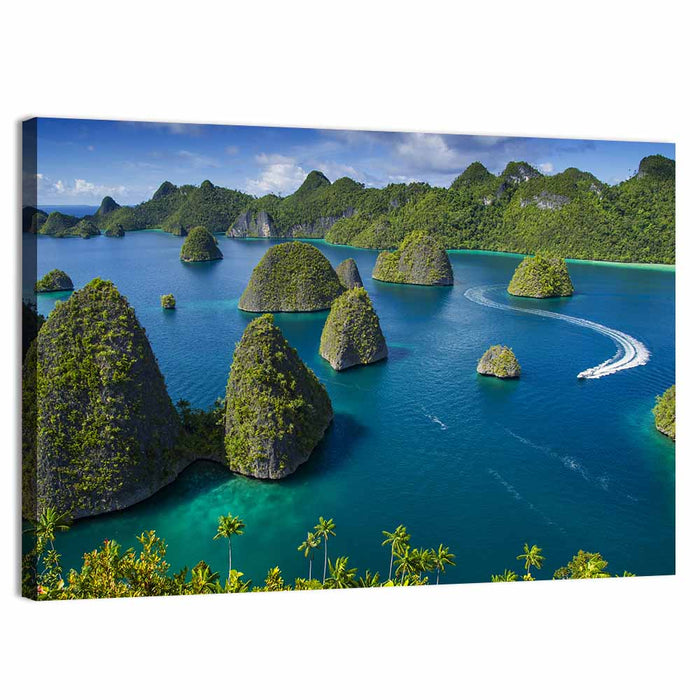 Wayag Islands, Raja Ampat Wall Art as a canvas print