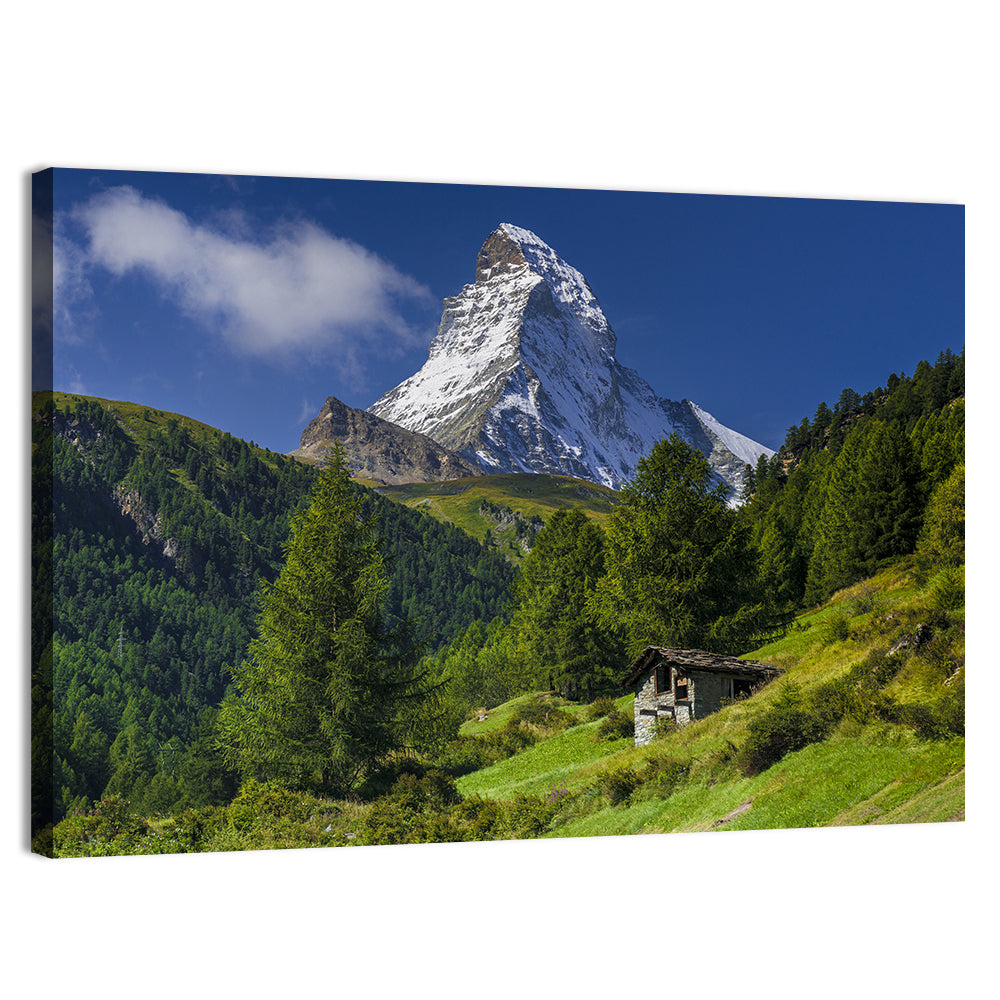 Matterhorn Peak, Zermatt Wall Art, canvas print, landscape
