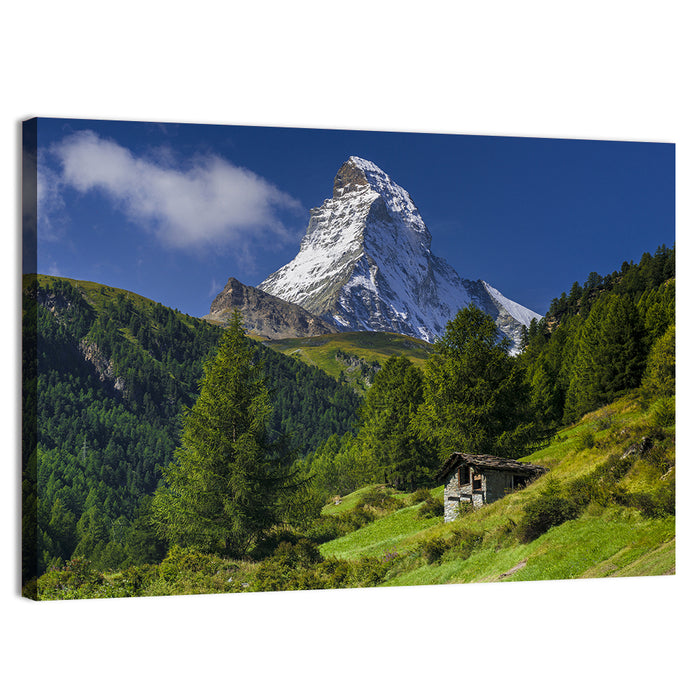 Matterhorn Peak, Zermatt Wall Art as a canvas print