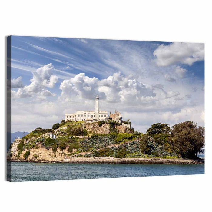 Alcatraz Island Wall Art as a canvas print