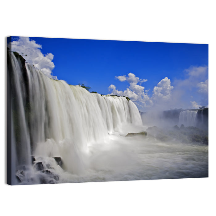 Silky Iguazu Falls, Foz Do Iguaçu Wall Art as a canvas print