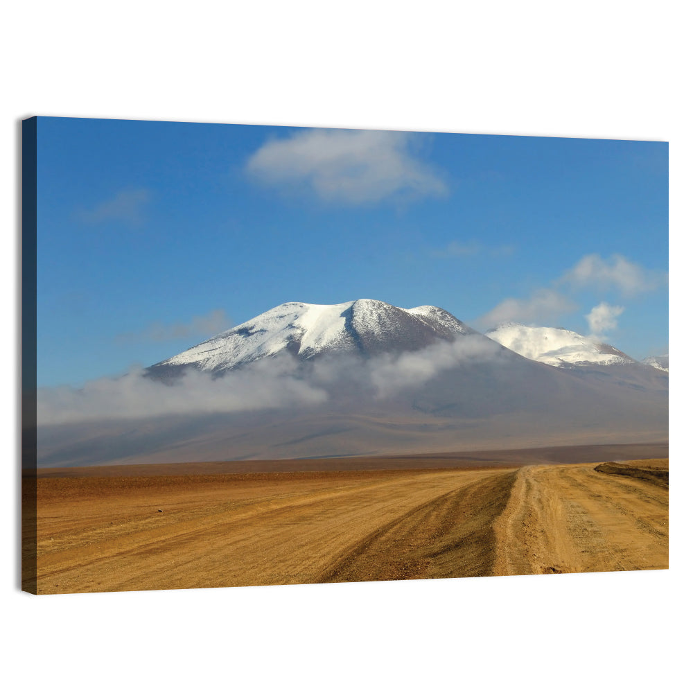 Road to Atacama Peaks Wall Art, canvas print, landscape