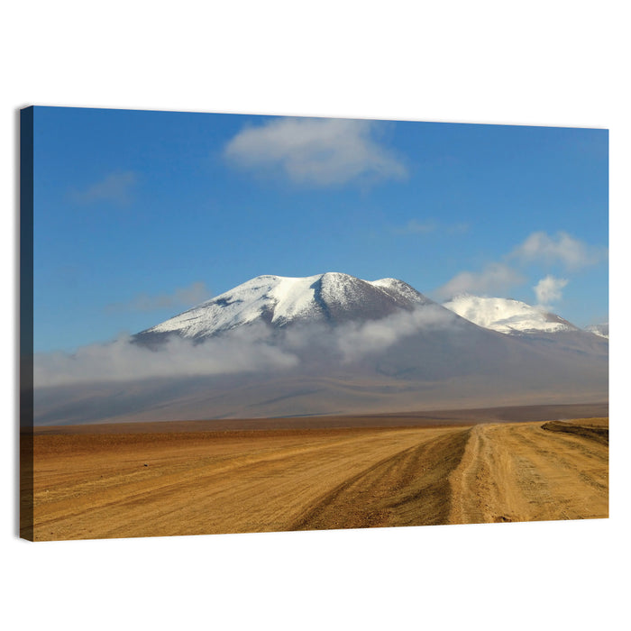 Road to Atacama Peaks Wall Art as a canvas print