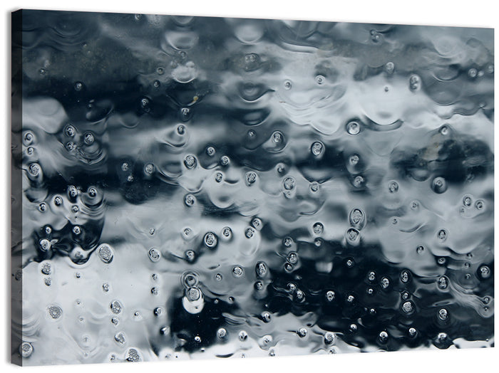 Sea of Teardrops in Ice Wall Art as a canvas print