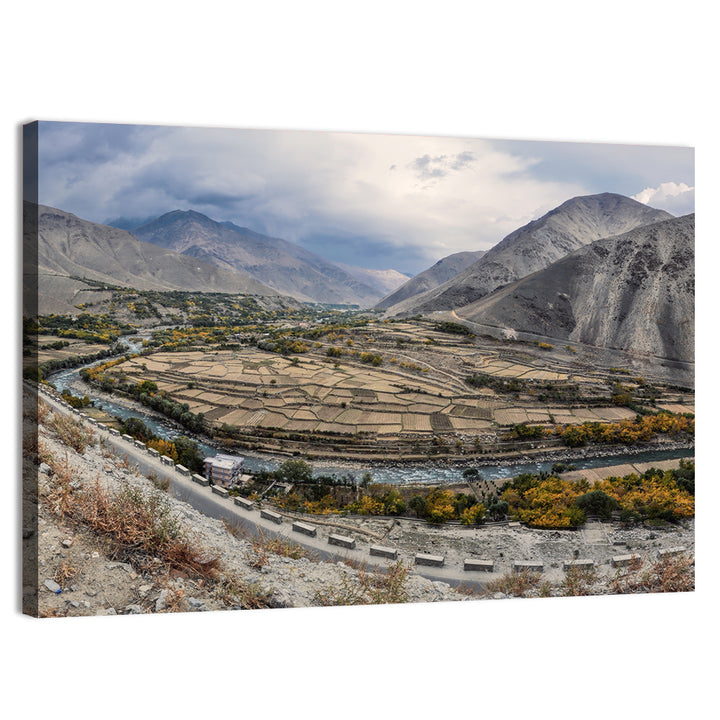 Autumn Valley, Afghanistan Wall Art