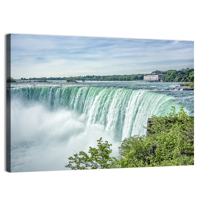 Horseshoe Falls Vista Wall Art as a canvas print