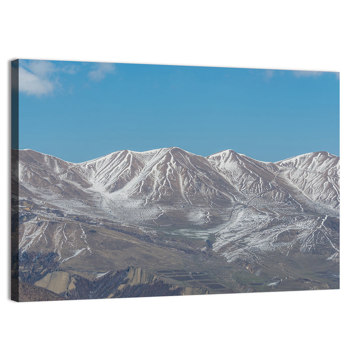 Qusar Mountains Wall Art as a canvas print