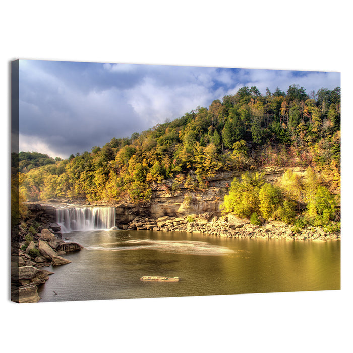 Cumberland Falls Wall Art as a canvas print