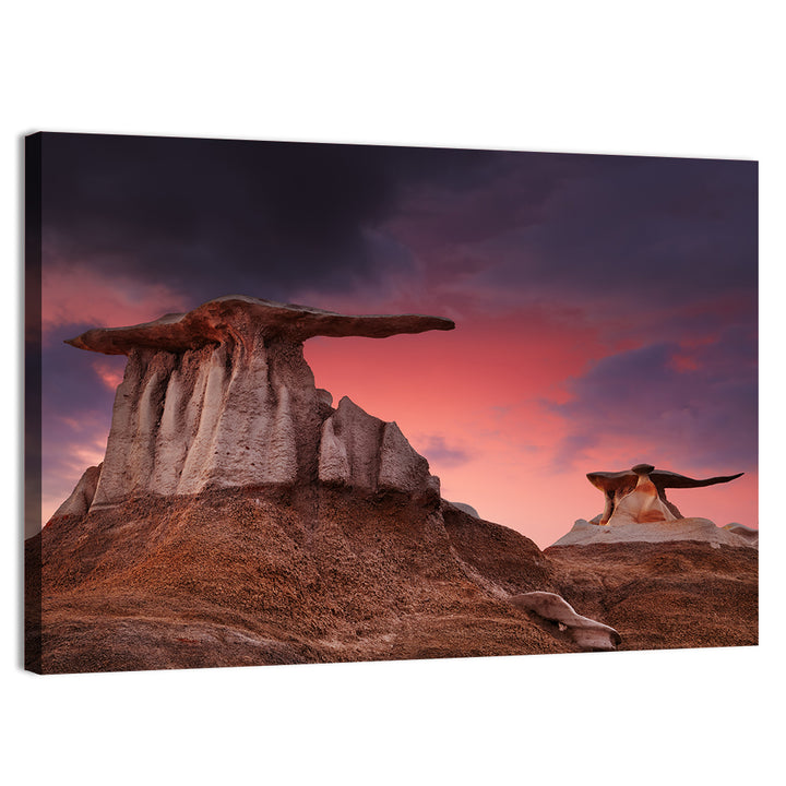 Wings Formation, Bisti Hoodoos Wall Art