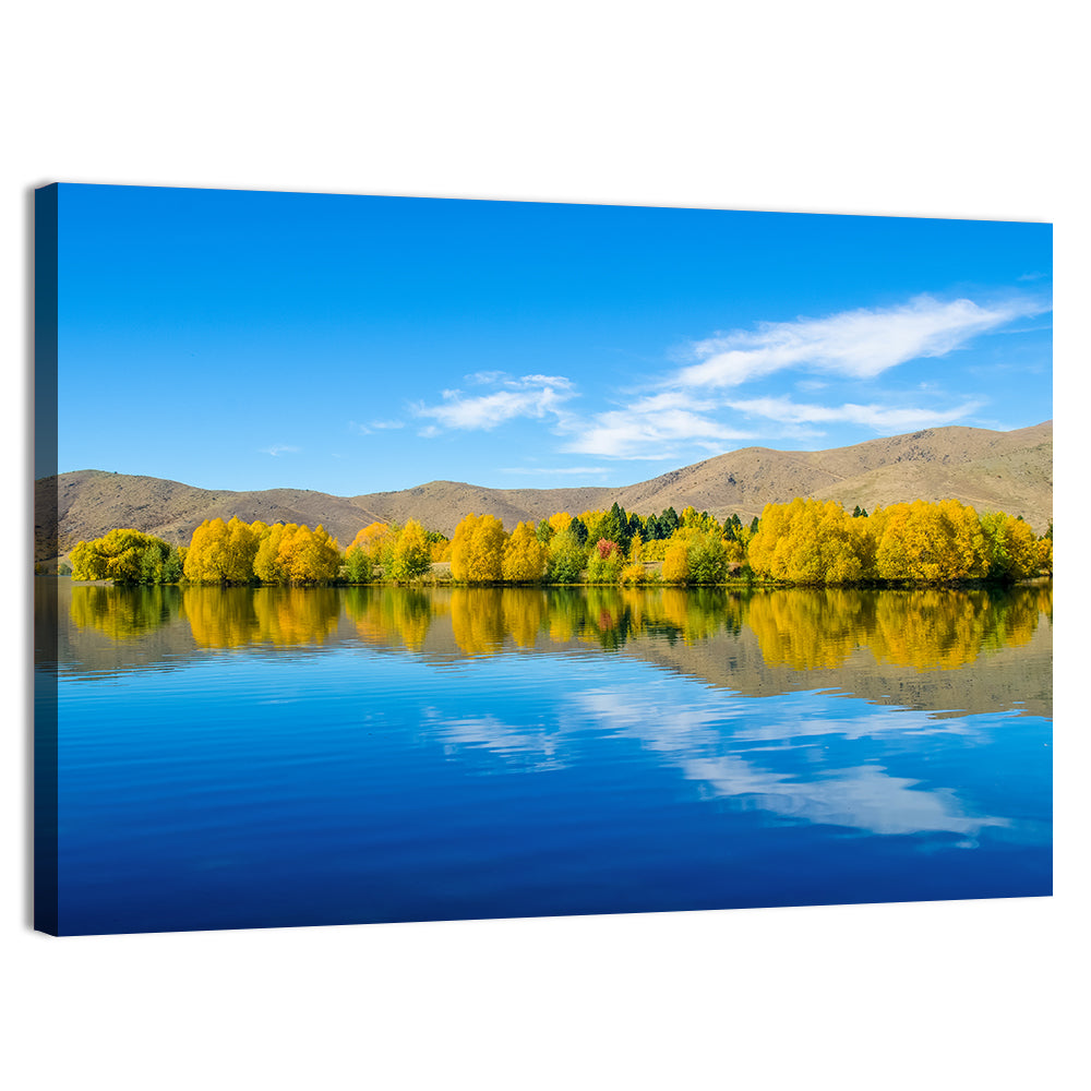 Lake Ruataniwha Wall Art, canvas print, landscape