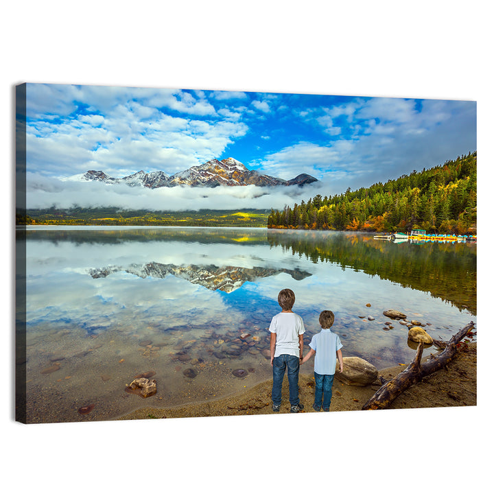 Pyramid Lake Reflection Wall Art