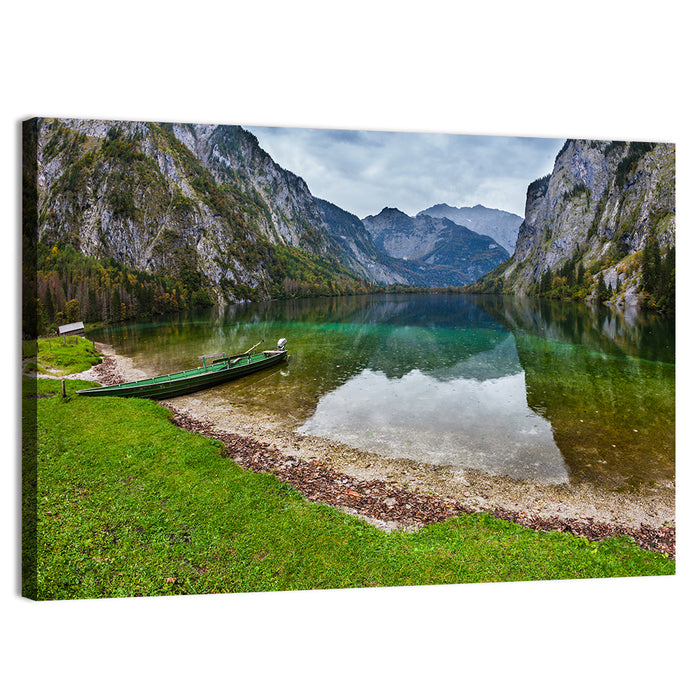 Obersee at Königssee Wall Art as a canvas print