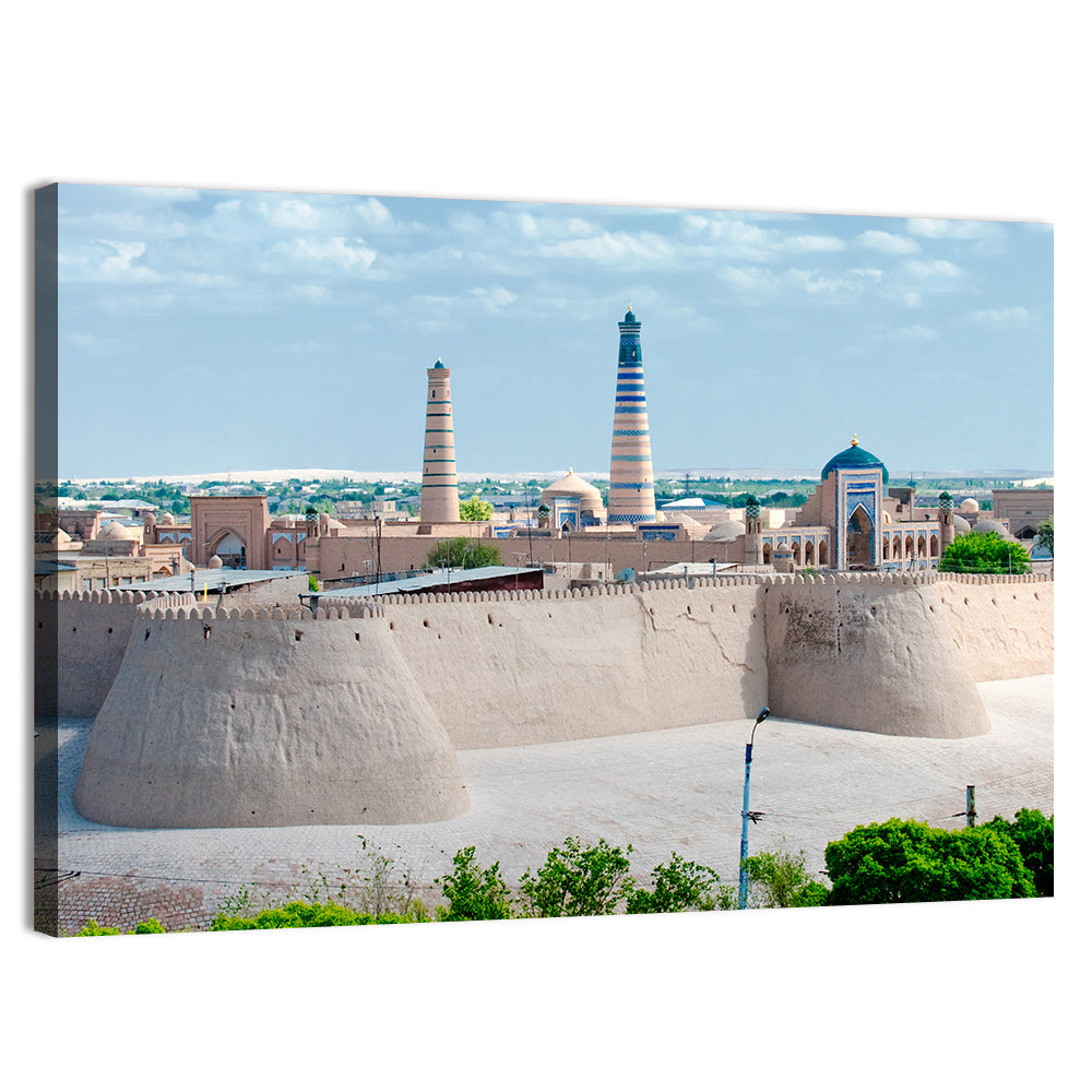 Itchan Kala, Khiva Wall Art, canvas print, landscape