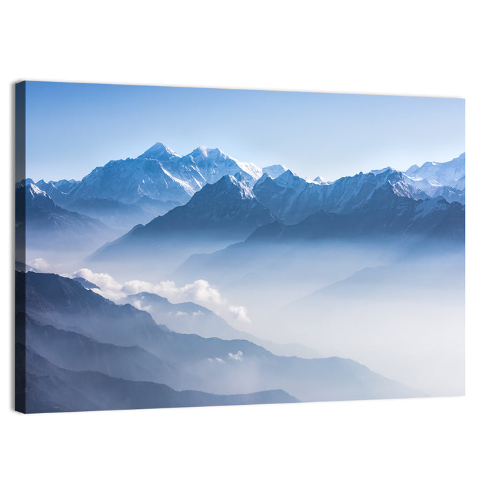 Mount Everest Wall Art as a canvas print