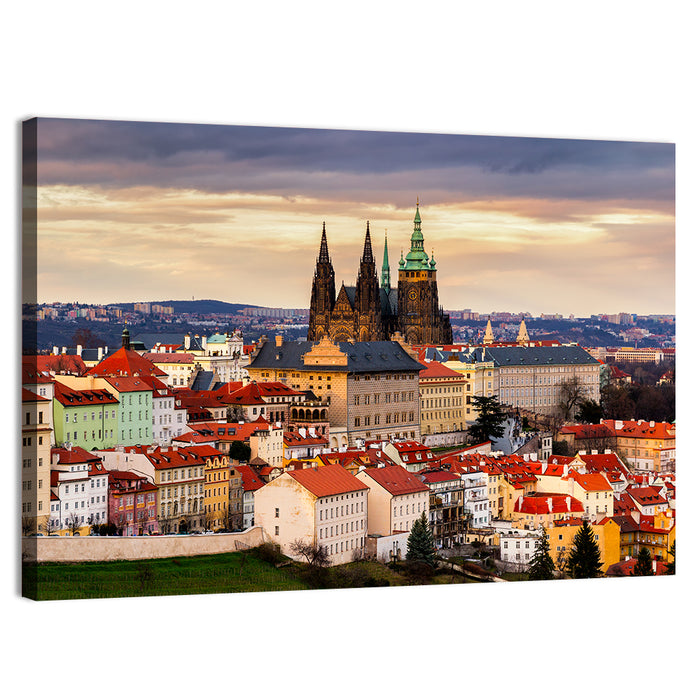 St Vitus Cathedral Prague Wall Art as a canvas print