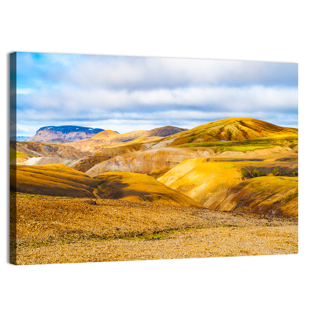 Landmannalaugar Rhyolite Mountains Wall Art, canvas print, landscape