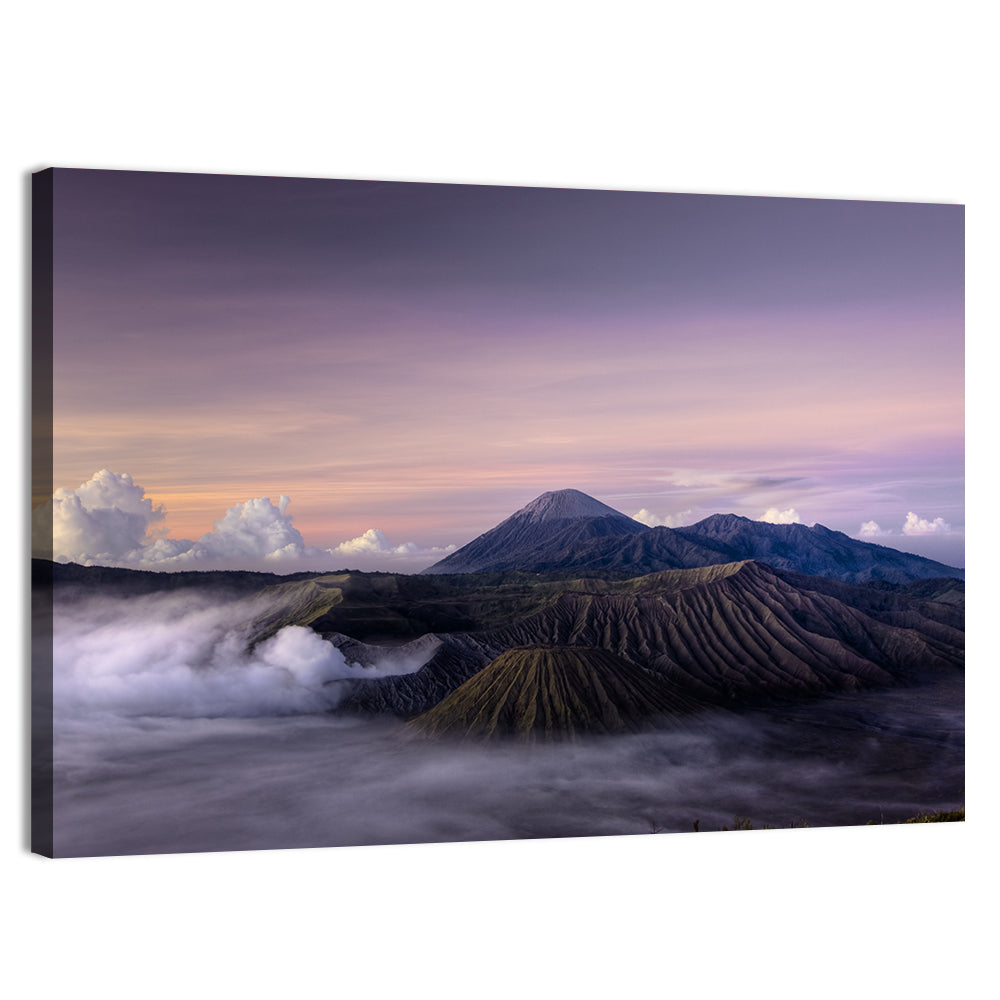 Mount Bromo at Dawn Wall Art, canvas print, landscape