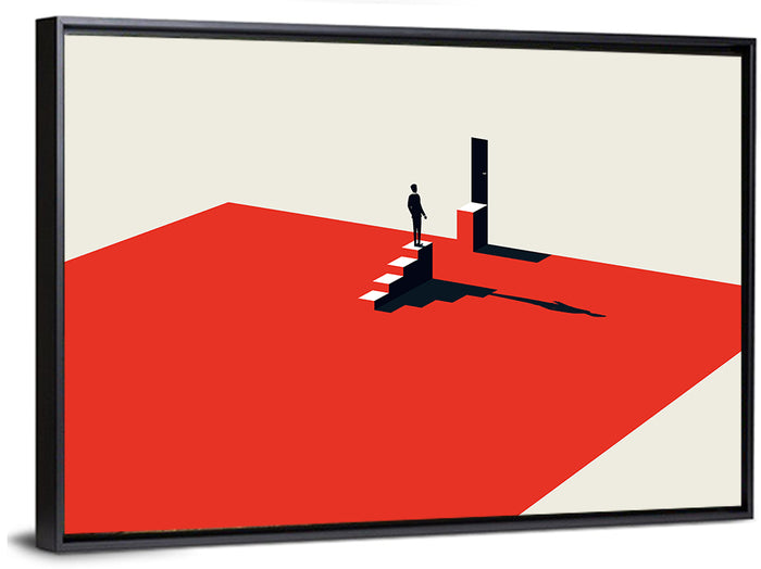 Business Challenges Wall Art as a framed canvas