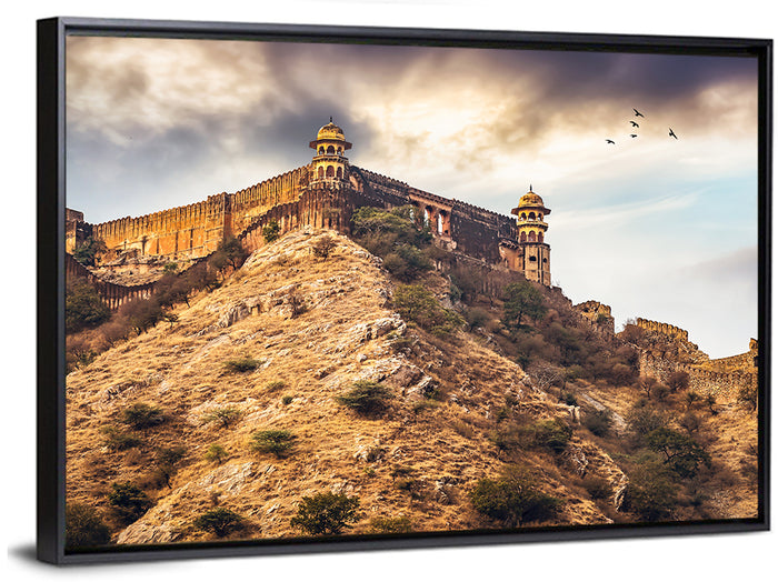 Nahargarh Fort, Jaipur Wall Art as a framed canvas