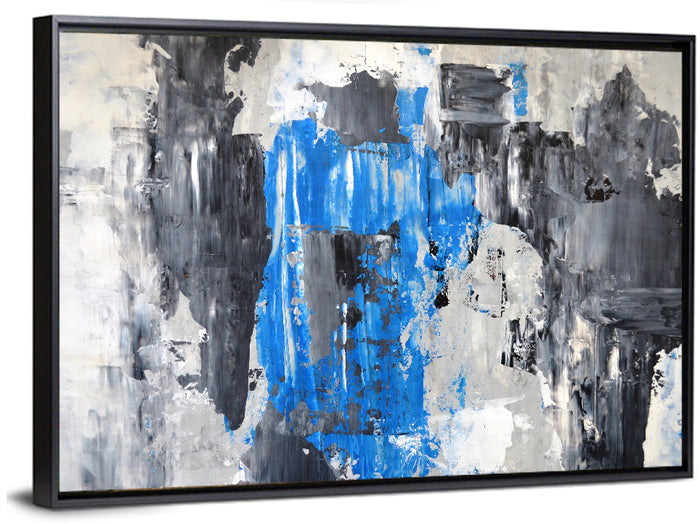 Colors Fight Wall Art as a framed canvas