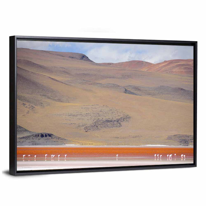 Flamingos at Laguna Colorada Wall Art