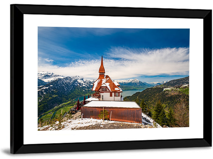 Harder Kulm Summit View Wall Art as a framed print