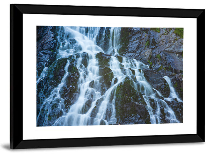 Balea Cascada Waterfall Wall Art as a framed print