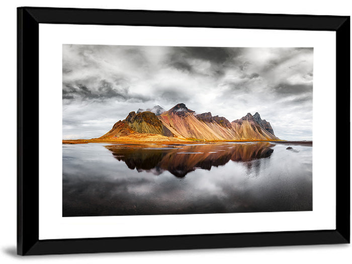 Vestrahorn at Stokksnes Wall Art as a framed print