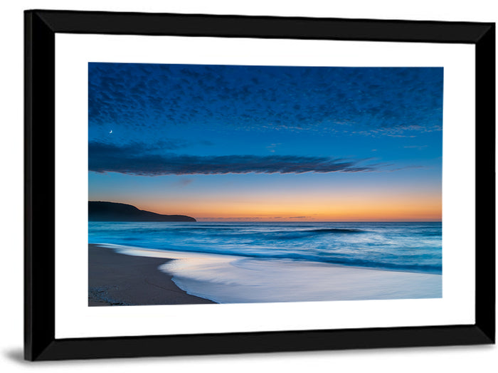 Killcare Beach Sunrise Wall Art as a framed print