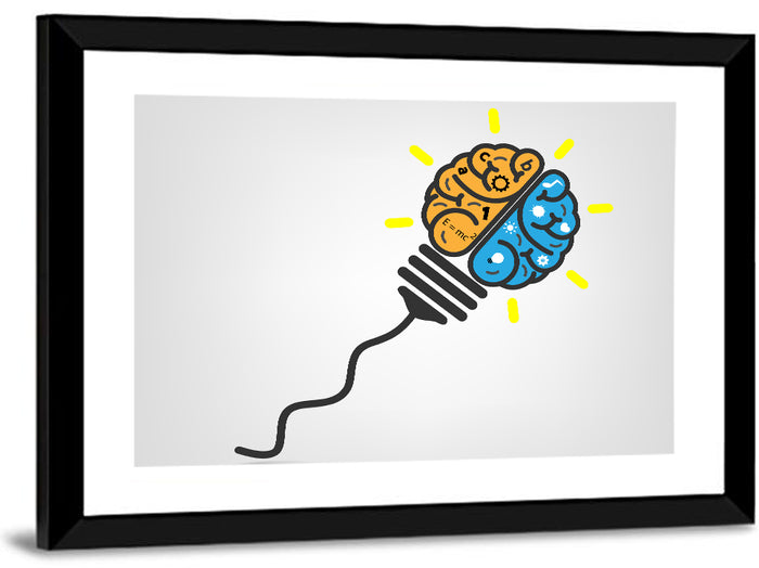 Think Out of the Box Wall Art as a framed print