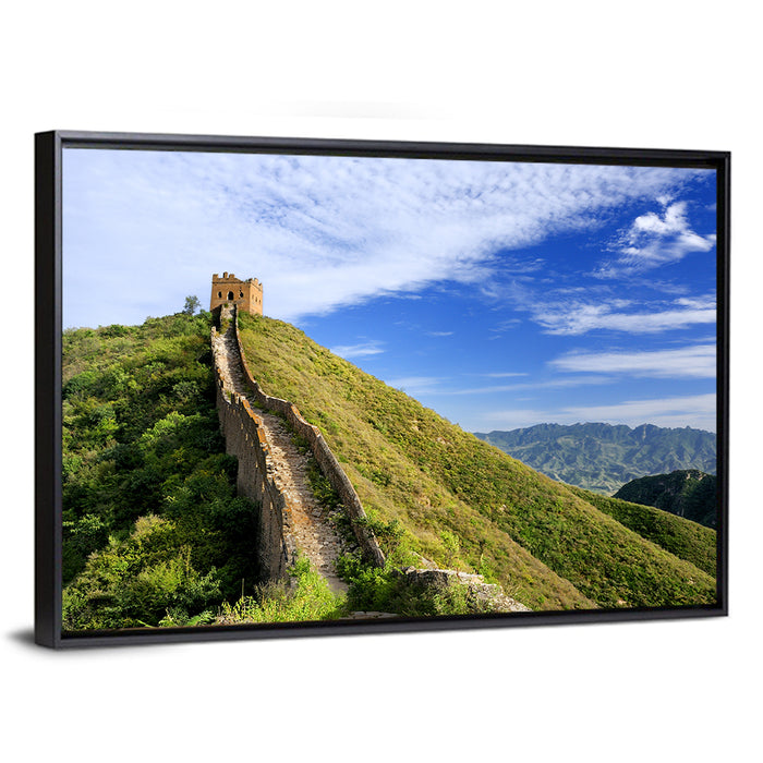 Great Watchtower View Wall Art as a framed canvas