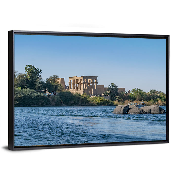 Philae Temple, Aswan Wall Art as a framed canvas