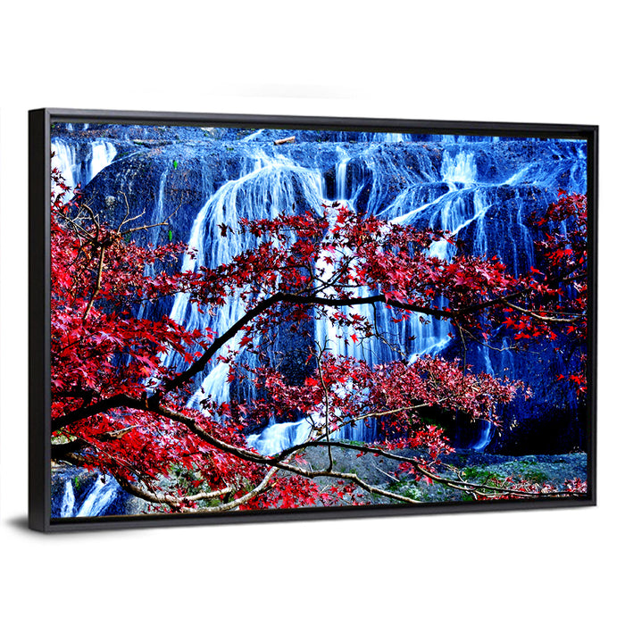 Fukuroda Waterfall Wall Art as a framed canvas