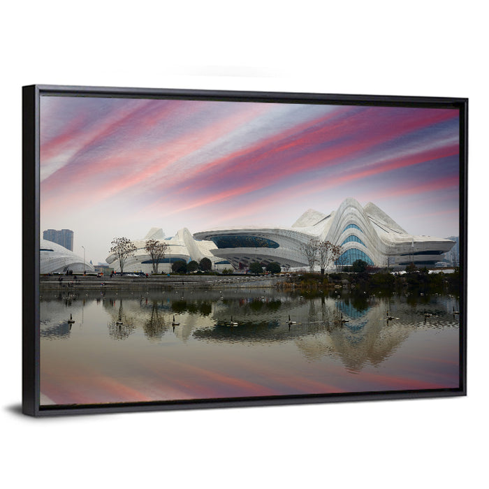 Meixihu International Culture and Arts Centre, Changsha Wall Art as a framed canvas
