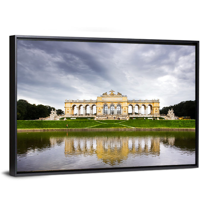 Gloriette at Schoenbrunn Palace Wall Art as a framed canvas