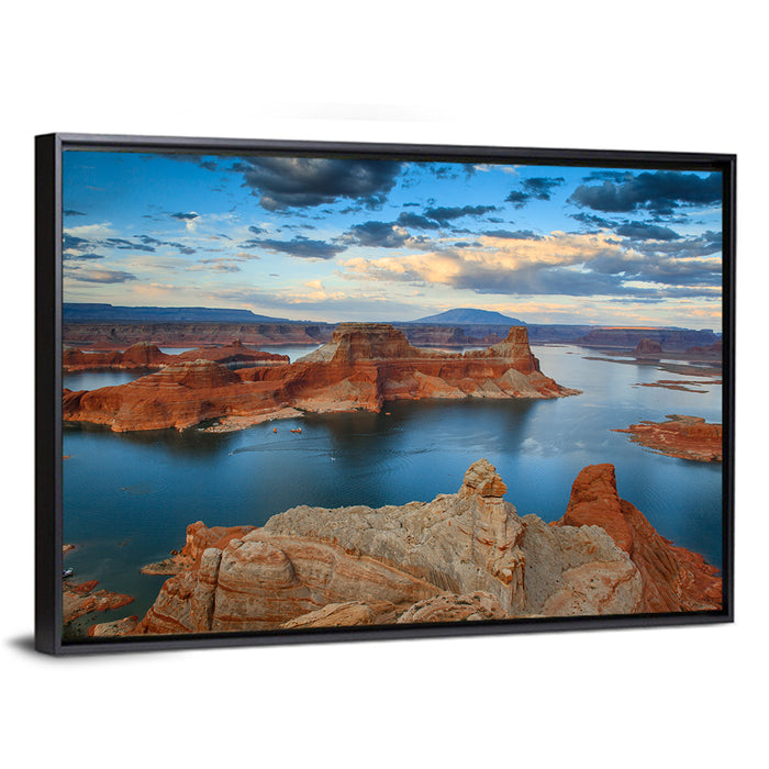 Alstrom Point Lake Powell Wall Art as a framed canvas