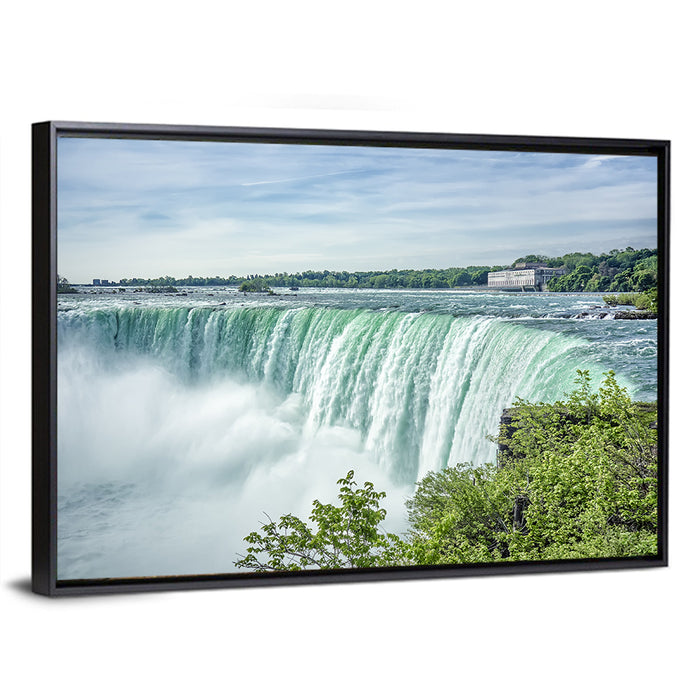 Horseshoe Falls Vista Wall Art as a framed canvas