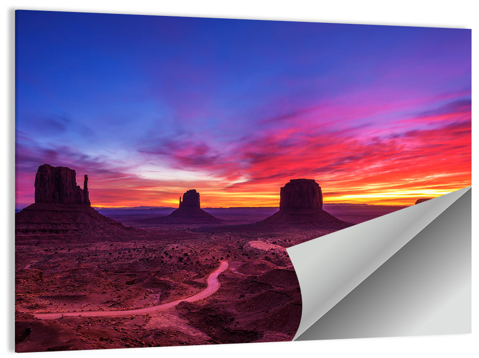 Monument Valley Arizona Sunset Wall Art