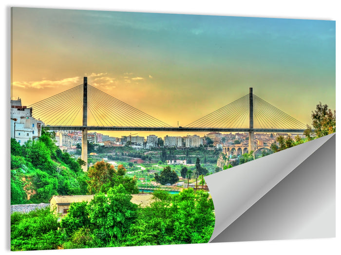 Salah Bey Viaduct at Golden Hour Wall Art as a poster print