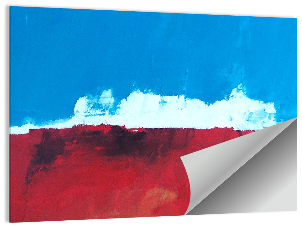 Ocean Horizon Abstract Wall Art