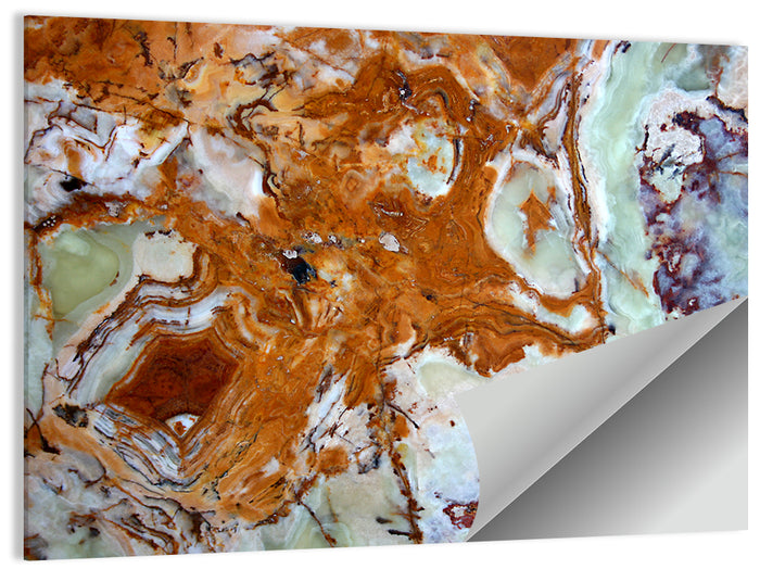 Onyx Texture Abstract Wall Art as a poster print