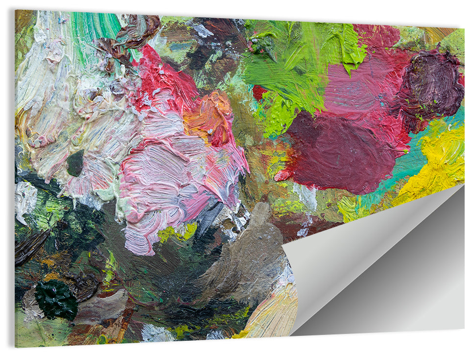 Hand Drawn Abstract Palette Wall Art