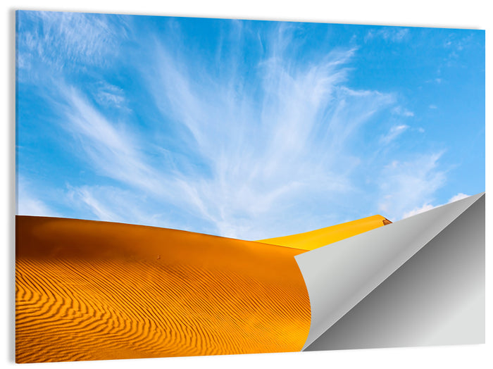 Rippled Sahara Dunes Wall Art as a poster print