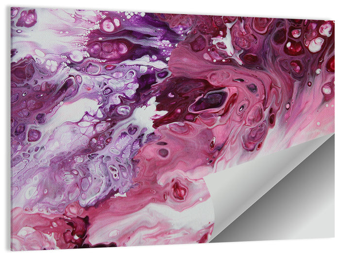 Flowing Bubbles Abstract Wall Art as a poster print