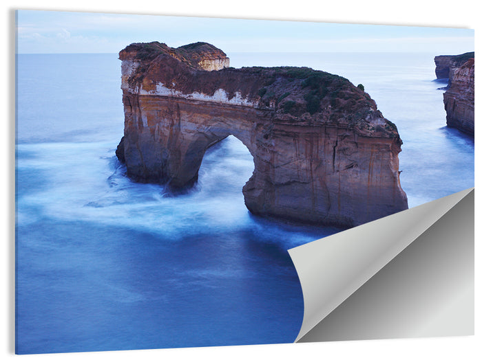 London Arch Ocean Cliffs at Dawn Wall Art as a poster print
