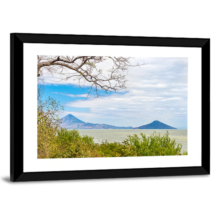 Xolotlan Lake Wall Art as a framed print