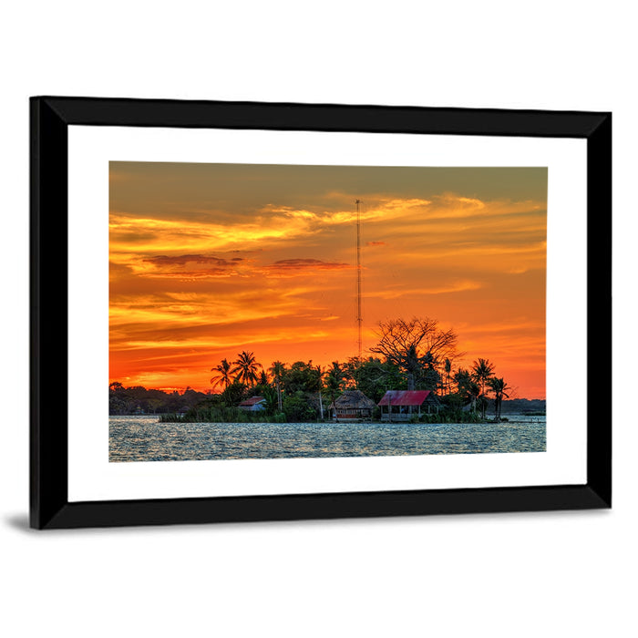 Santa Barbara Island Wall Art as a framed print
