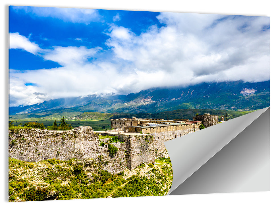 Gjirokastër Fortress Over Drino Valley Wall Art
